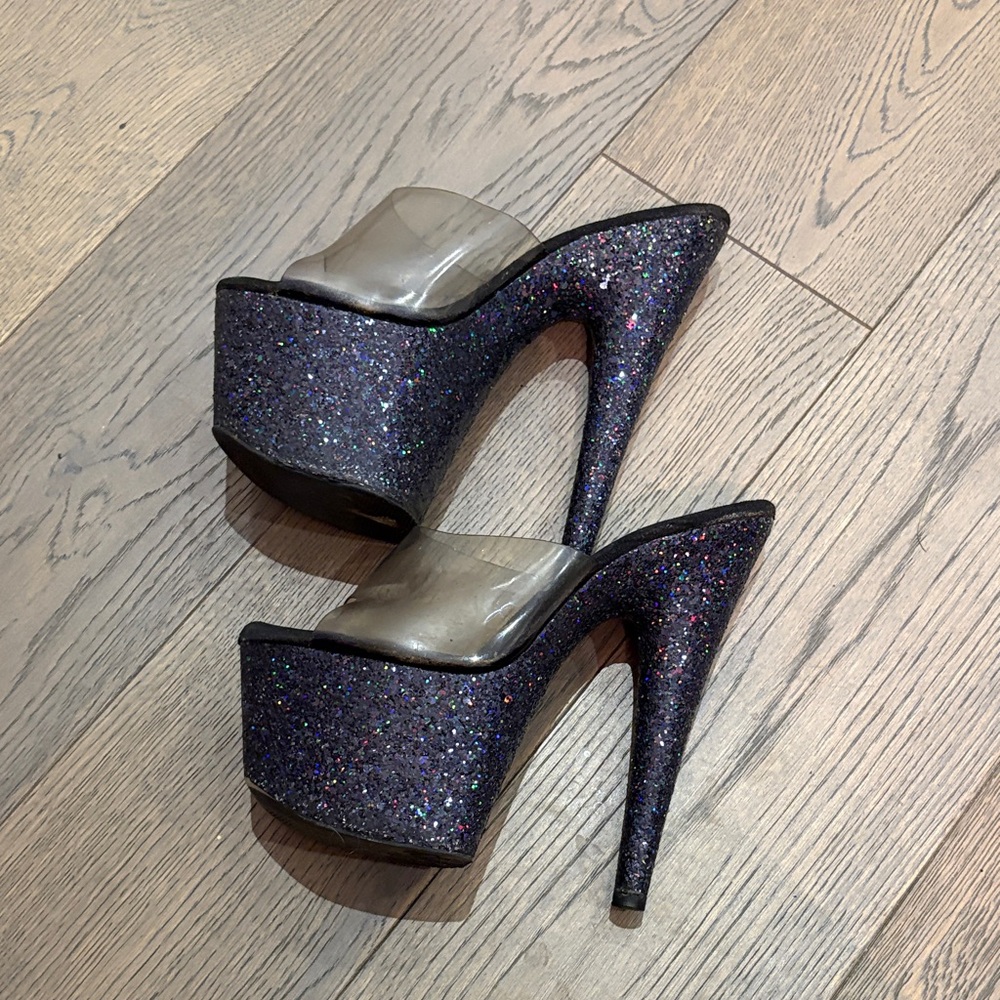 Elegant Black Platform Heels